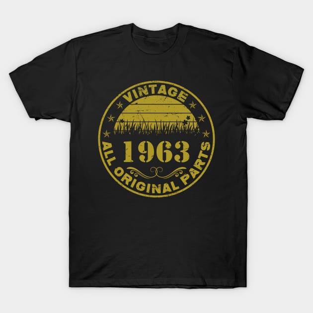 Vintage 1963 All Original Parts T-Shirt by GShow